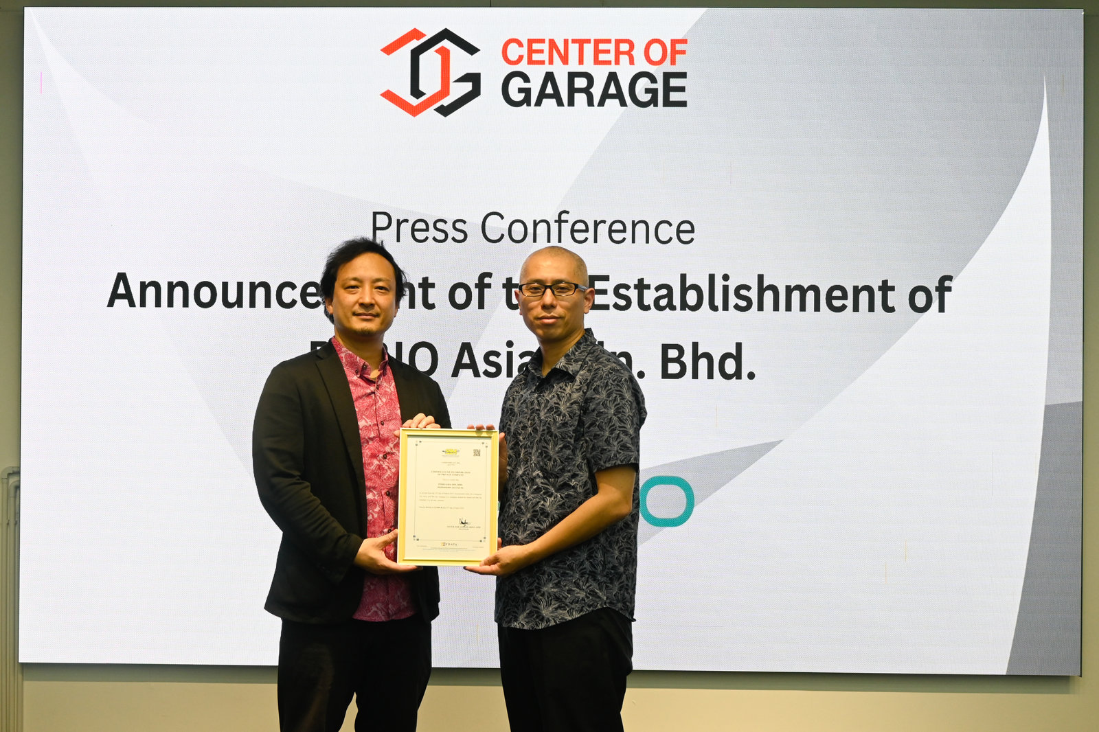 (At the establishment of PtBio ASIA)